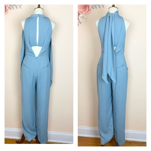 New! REISS Adele Bow Sleeveless Jumpsuit - Picture 11 of 16